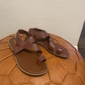Franco Sarto brown sandals size 8.5